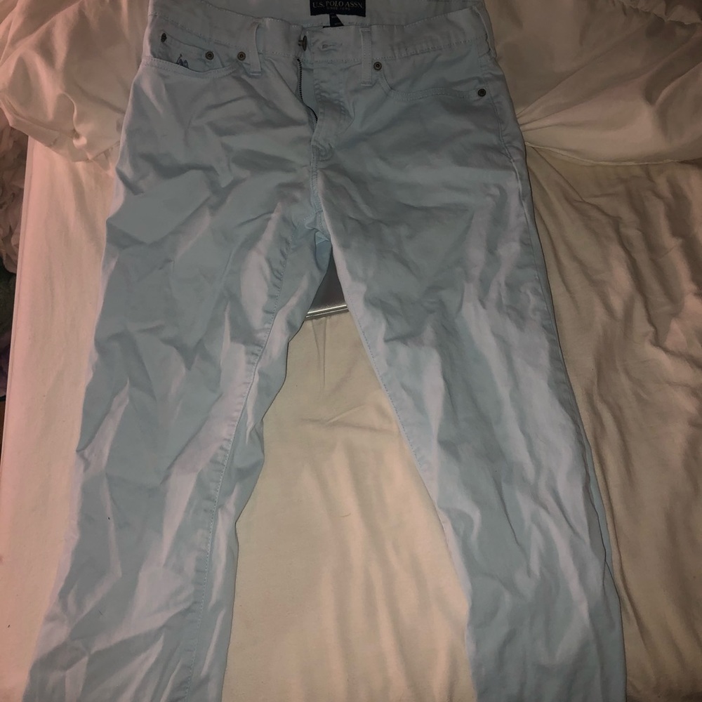 Baby Blue Polo Pants
